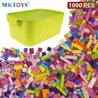 MKTOYS 1000PCS Building Blocks Storage Box Classic Bricks Organizer Constructor Gift for Kids Build Toys for Children Girls Boys ♚▦