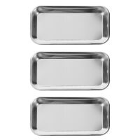 Tray Instrument Stainless Holder Steel Procedure Plate Metal Trays Flat Organizer Silver Type Waste Storage Kidney Serving