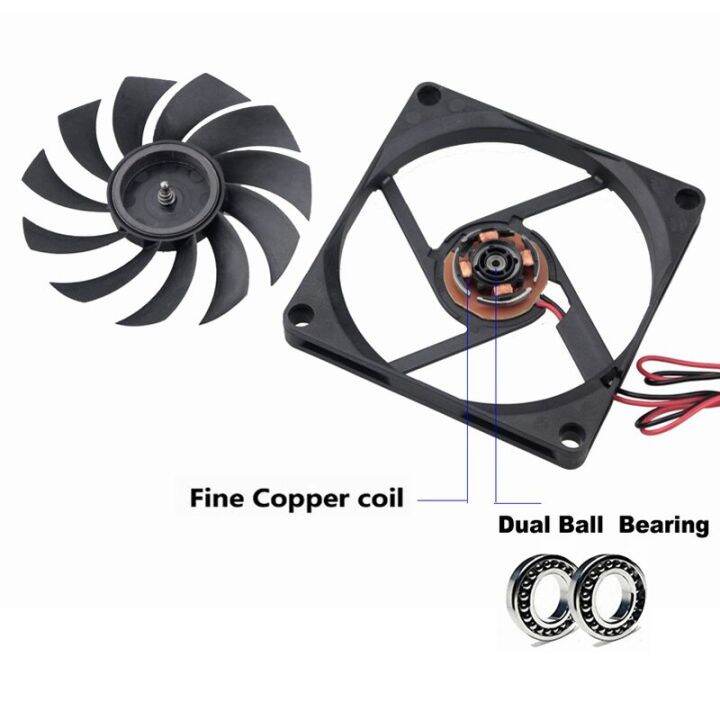 50pcs-gdstime-8010-dc-5v-2-pin-80mm-8cm-80x80x10mm-dual-ball-bearing-pc-computer-case-cooling-fan-cooler-radiator-cooling-fans