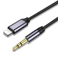 Lightning To 3.5mm Jack AUX Cable AUX 3.5mm Headphone Adapter Audio Cable Connector Splitter For iPhone Car Speaker Cables