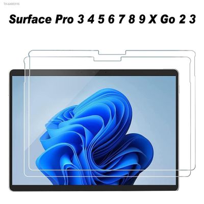 ﹊▤ Screen Protector for Microsoft Surface Pro 9 5G 2022 8 X 13 inch 7 Plus 6 5 4 12.3 Tempered Glass for Surface Go 3 2 2020 10.5