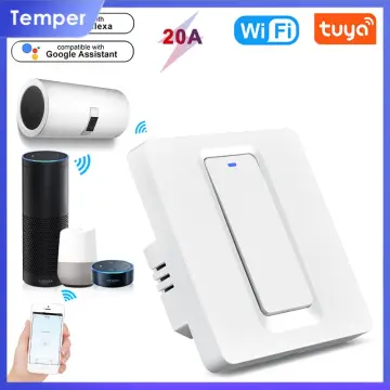 Tuya 20A Wifi EU Smart Plug Switch AC 85 - 220V Remote Control