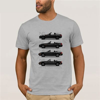 3D Print Men Mazda MX5 Evolution Black Car T Shirt Big Size Car Shift Awesome Camiseta XS-4XL-5XL-6XL
