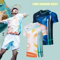 Li-Ning 2021ดีไซน์ใหม่เสื้อแบดมินตันร้อนเสื้อกีฬา