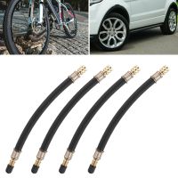 4 Pcs Valve ExtensionLength 2 Clamps Tire Universal Tire Tyre Valve Extension With 2 Pieces Clamps Tire For Car Truck