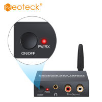 Neoteck Digital To og Audio Converter พร้อมปุ่มเปิดหรือปิด Bluetooth DAC Converter Optical Coaxial To RCA 3.5มม. Jack