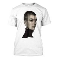 Kaus Sinead OConnor Wanita เข้ารูปแบบปกติ Cotton1054