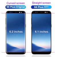 TFT สำหรับ Samsung Galaxy S8 G950จอแสดงผล LCD แบบสัมผัสหน้าจอ G950F พร้อมกรอบสำหรับ S8บวก G955แผงหน้าจอทัชสกรีน G955F