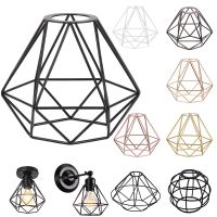 Modern Lampshade Metal Light Guard Pendant Light Bulb Proetctor Ceiling Hanging Lamp Cover Metal Wire Cage Industrial Style LED Strip Lighting