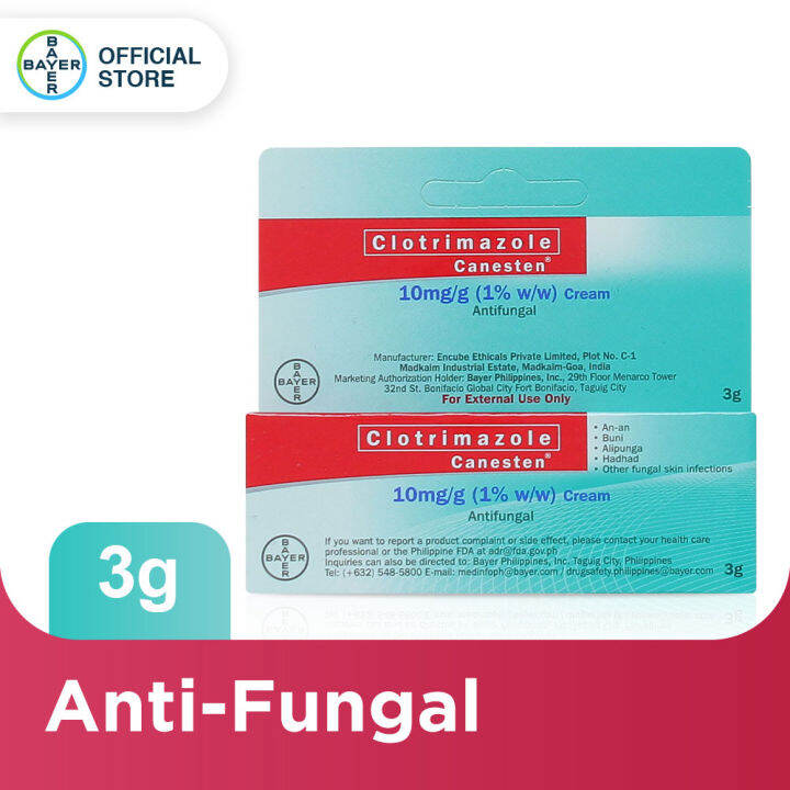 Canesten Antifungal Cream 3g Lazada PH