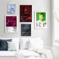 Yung Lean Starz Hip Hop Rap อัลบั้ม Tracklist โปสเตอร์พิมพ์ Wall Art ภาพวาดผ้าใบภาพของขวัญสำหรับ Room Home Decor ใหม่