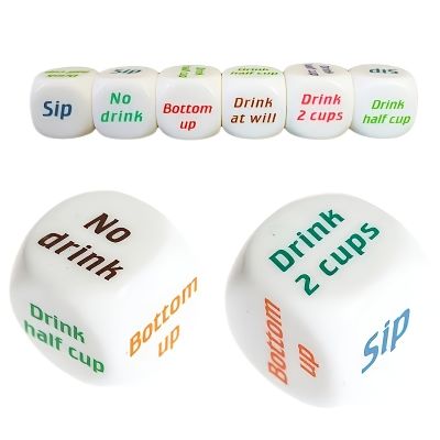 1/2/3pcs Drinking Cheers Dice Game Dice Suitable For Outdoor Party Drinking Party