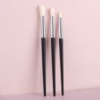 3 Pcs Wood Handle Fiber Eyeshadow Brush Tapered Crease Blending Brush Eyeshadow Make Up Cosmetic Kit Smudge Eye Makeup Brushes-orefq3765