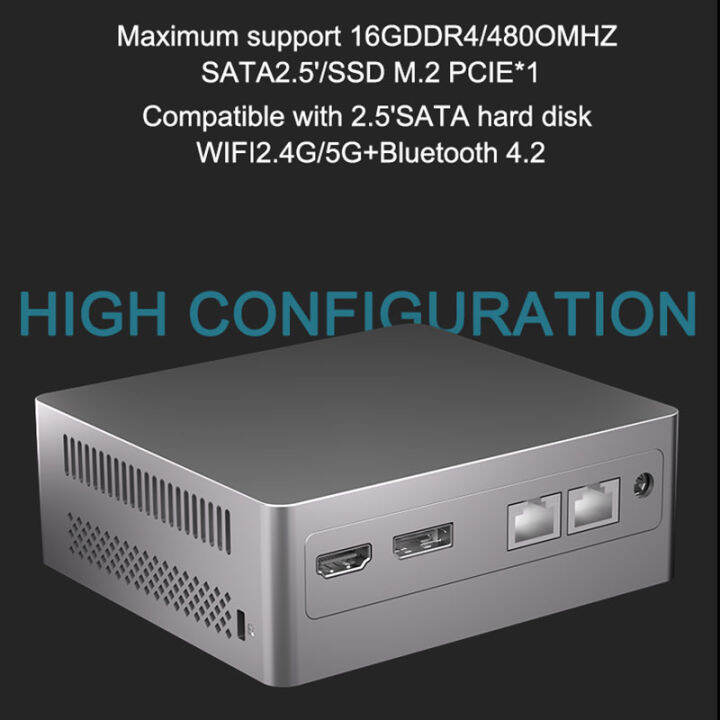 SZBOX 12th Gen Alder Lake N100 Windows 11 Pro DDR5 Mini PC Dual Band