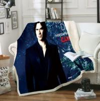 The Vampire Diaries 3D printing fleece blanket blanket arm Sherpa fleece blanket