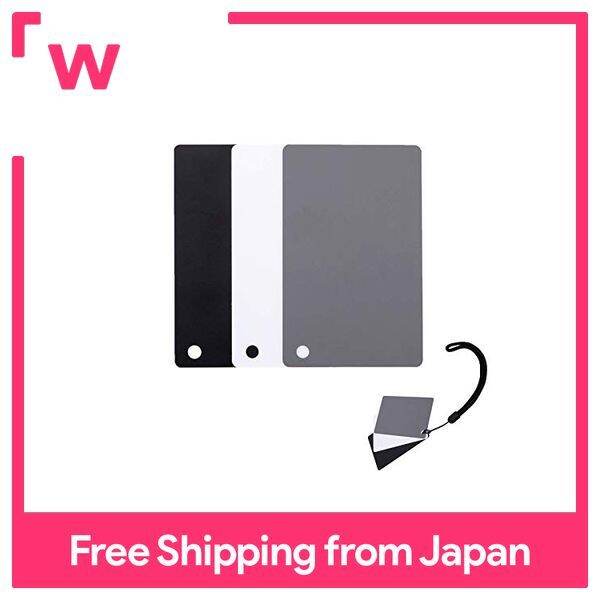 JJC 3in1 Color Checker Camera Gray Card 18 White Balance Card White