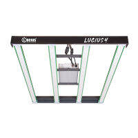 LUCIUS400 LED Grow Light 420W Full Spectrum + Super RED660nm. PPE : 2.4umol/j