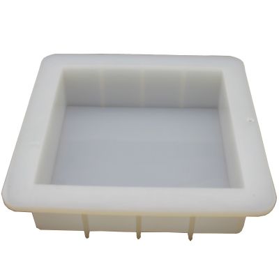 6 Inch Square Rendering Silicone Soap Mold DIY Handmade Loaf Tray Thickened Mould Crafts Soaps Making Tools