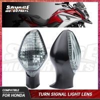 เลนส์สีอ่อนสัญญาณเลี้ยว LED CRF250L CRF300L สำหรับฮอนด้า CB500 F/X Cb/cbr NC700X 650F NC750X CTX700ฝาครอบโคมไฟไฟเลี้ยวมอเตอร์ไซด์