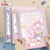 ✑ Kawaii Sanrio Kuromi Loose-Leaf Book Cinnamoroll My Melody Anime Detachable Loose-Leaf Separator Page Cute Girl Heart Notebook