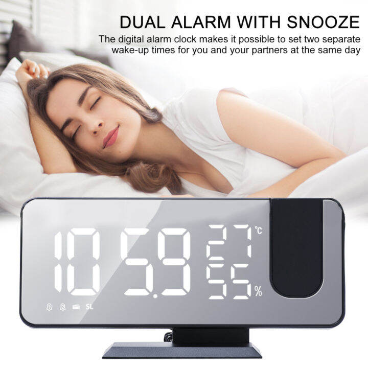 projection-alarm-clock-radio-digital-alarm-clocks-for-bedrooms-with-usb-charger-180-projector-battery-backup-dual-alarms-snooze-mirror-dimmable-large-led-display-clock-for-kids-teens-adults-x78