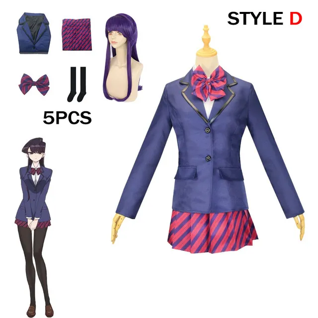 Anime Komi Can't Communicate Shouko Komi Najimi Osana Cosplay Costume ...