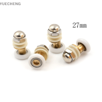 YUECHENG 4pcs partiality Shower ประตูลูกกลิ้งนักวิ่งล้อรอก DIA 19/23/25/27mm