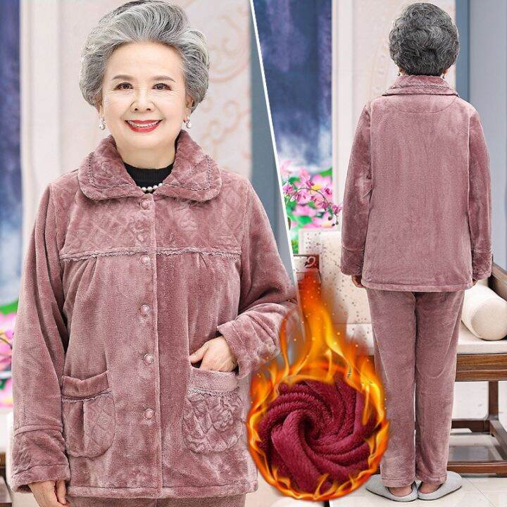 top-the-elderly-pajamas-women-with-velvet-autumn-winter-clothes-flannel-mother-grandma-leisurewear-suit-warm-old-woman