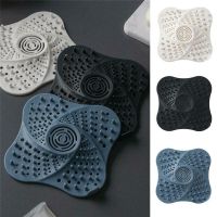 【hot】 Silicone Anti-blocking Hair Catcher Stopper Plug Trap Shower Floor Drain Covers Sink Strainer Filter Accessory