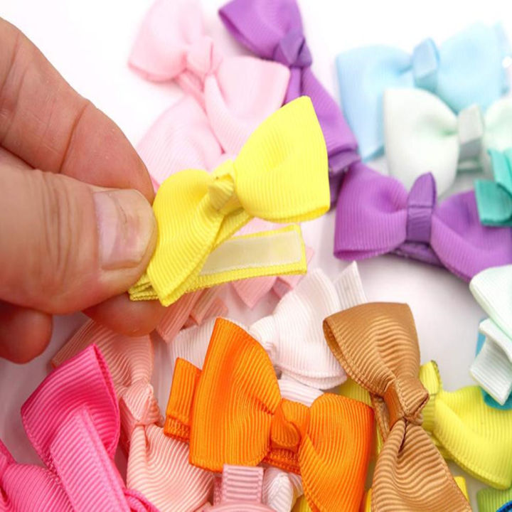 50-pieces-25-colors-boutique-tiny-baby-bows-grosgrain-2-hair-bows-non-slip-full-lined-alligator-clips-for-baby-girls-toddlers