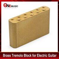 37.5MM อัลตร้า Padat Lem 10.4MM Blok Tremolo Kuningan สำหรับ Tremolo Jatan Listrik 63X13.5X37.5MM Kuningan