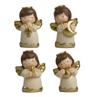 pan ya hong yang 4PCS Little Angels Resin Statue Crafts Decoration Set Indoor Desktop