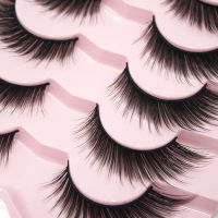 Fluffy Wispy Foxs Eye Lashes 3D Curl Volume Strip Thick and Curly Lashes for DIY Makeup at Home