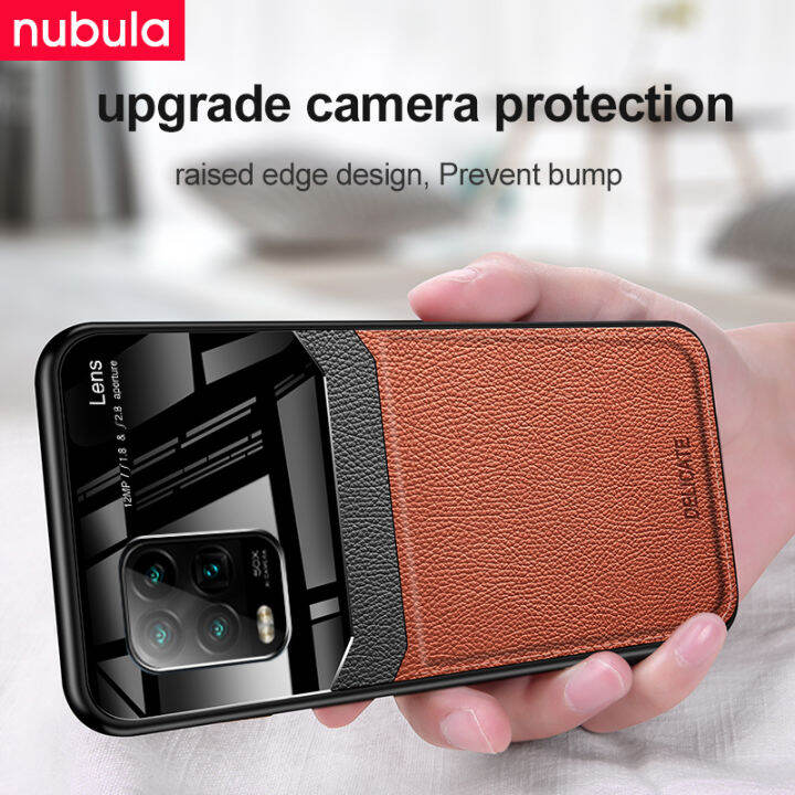 nubula-for-realme-6-pro-6-6-inch-casing-hard-grained-leather-realme-6-pro-back-cover-plexi-glass-cellphone-case-for-realme-6-pro