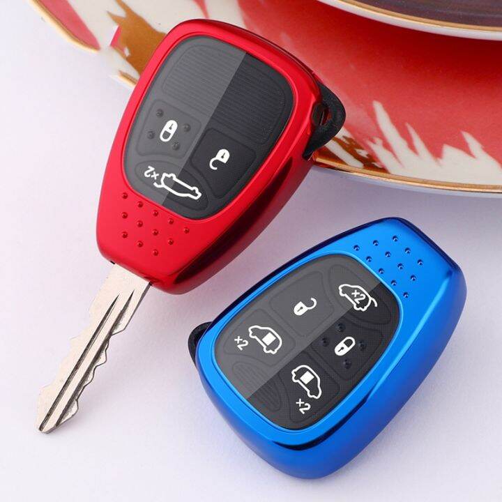 Soft Tpu Car Key Cover Cap for Dodge Nitro Calibe for Chrysler 300C