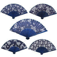 CK ฤดูร้อนจีน + ไม้ไผ่ + กระดาษพับเต้นรำ Retro Hand Fan Gift Decor