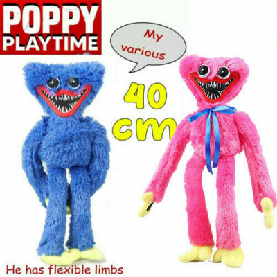40cm Huggy Wuggy Plush Toy Poppy Playtime Game Character Plush Doll Hot Scary Toy Peluche Soft Gift For Kids