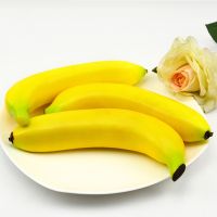 5pcs 20cm long Plastic Fake simulated artificial banana Fruit model