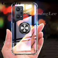 Casinglee เคสนิ่มใสสำหรับ Realme 9i,เคสโทรศัพท์ตัวป้องกันแบบใสกันกระแทกด้านหลังเป็นแม่เหล็กสำหรับ Realme 9i