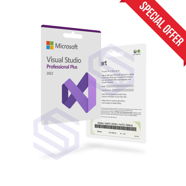 Microsoft Visual Studio Professional 2019 日本語 [ダウンロード版] プロダクトキー/ 1PC 永続ライセンス  - ソフトウェア