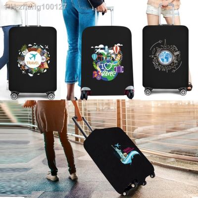 Travel Suitcase Protective Cover Apply To 18-32inch Luggage Cover Elasticity Thicker Dust Cover Trolley Case Travel Accessories