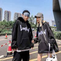 Harajuku jacket couple hoodies cute rabbit ears Korean fashion autumn winter niche design Hooded sweatshirts trend loose jacket