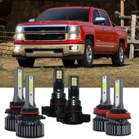 ชุดไฟสปอตไลท์ Led สําหรับ Chevy Silverado 1500 2500 07-2015-6x รับประกัน 10 เดือน