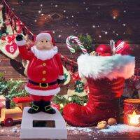 fvdbsdv Solar Powered Dancing Ornament Santa Solar Toy Solar Dancing Toy Animal Solar Powered Dancing Dolls Swinging Animated Bobble