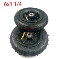 6X1 1/4 Tyre 6 Inch Pneumatic Tire Motorcycle Scooter Inflation Wheel With Hub With Inner Tube Electric Scooter E-Bike 150MM