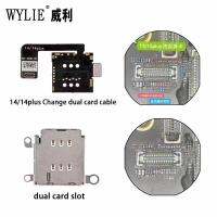 WYLIE 14 Plus Change Dual Card Assembly No N‮ee‬d ‮S‬ep‮ra‬ati‮no‬‎ No Damage For iPhone Repair Tool Sets