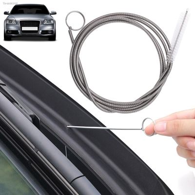 ♠☬ Car Styling Sunroof Door windshield Cleaning brush drain hole is blocked auto Sunroof Drain Pipe Clean Brush Cleaning tools