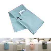1PC Cotton Linen Bedside Storage Bag Organizer Bed Desk Bag Sofa Remote Control Hanging Bag Storage Organizer Bed Holder Pockets