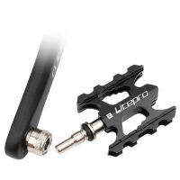 Litepro พับจักรยานด่วนที่วางจำหน่ายเหยียบอลูมิเนียมเบา MTB จักรยานถนนลื่นสำหรับ Brompton Fnhon จักรยาน