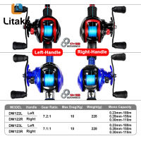 Litake รอกโลหะรอกตกปลาต่ำแบบออนไลน์กลางแจ้ง,อุปกรณ์1BB 18 + Ratio7:1:1เหยื่อล่อตกปลารอกตกปลาอุปกรณ์รอกตกปลา